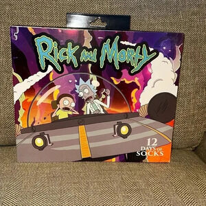 NWT RICK & MORTY 12 Days Of Socks Size 6-12 ‼️LAST ONE‼️
